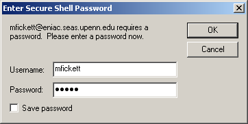 password prompt